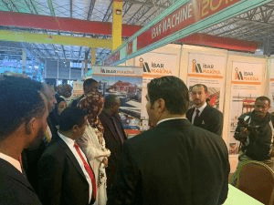 Ethiocon 2019 fuarında İbar Makina standı
