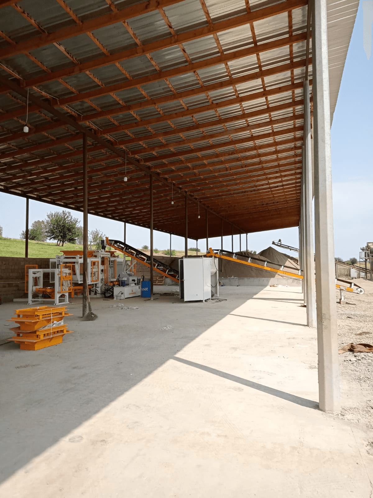 Kazakistan'da kurulan CBM 25 R briket makinası tesisi